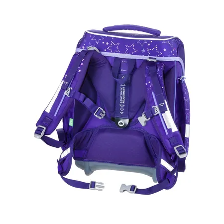 Schneiders Schulranzen-Set Ergolite Cosmic Girl Violet, 9-teilig