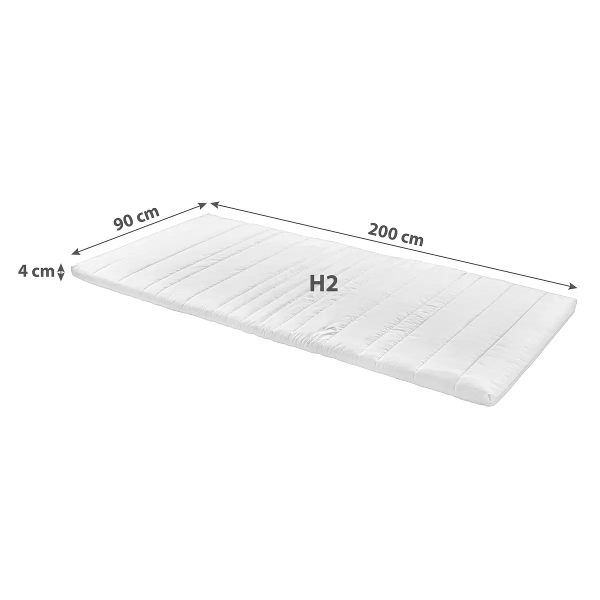 Topper Ingo 90 x 200 weiss