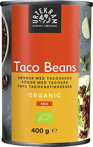 Urtekram Taco Bønner Ø - 400 g