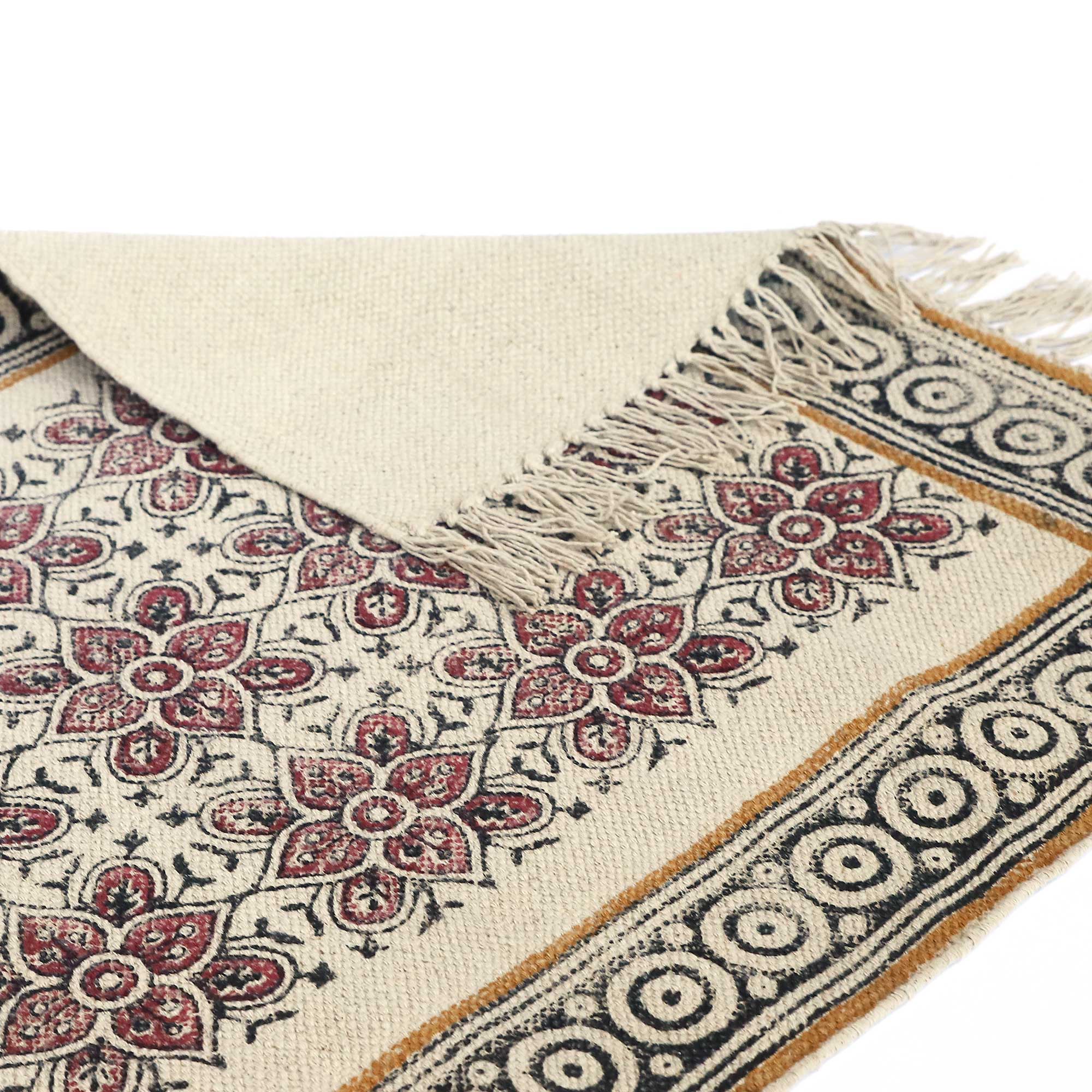 Mini-Rug 'Amal', handbedruckt, B 90 cm, L 60 cm von fischer's lagerhaus