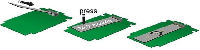 DeLOCK Adapter, interfacekonverter, SATA 22-pin til M.2 (NGFF), 6Gb/s,