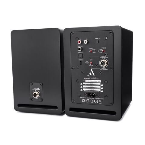 Argon Audio STUDIE 3 – ultracompacte actieve pc-luidsprekers Zwart
