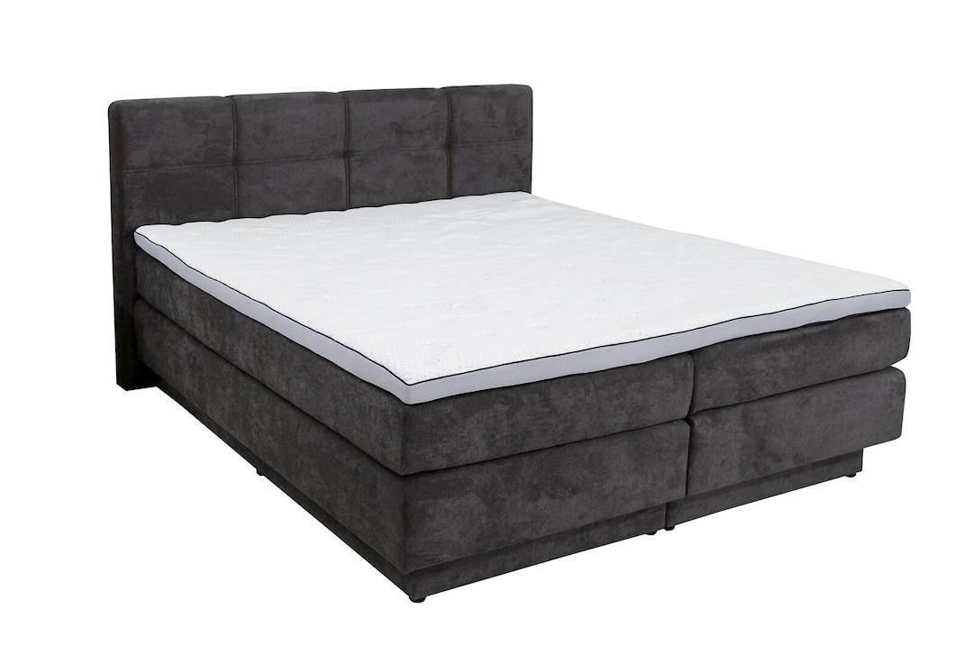 Boxspringbett PORTAGE 160 x 200 cm anthrazit