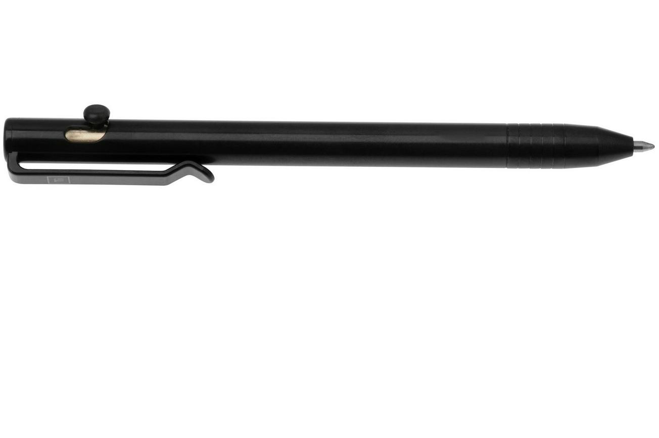 Big Idea Design Slim Bolt Action Pen SBA-BK Black Titanium, everyday carry pen