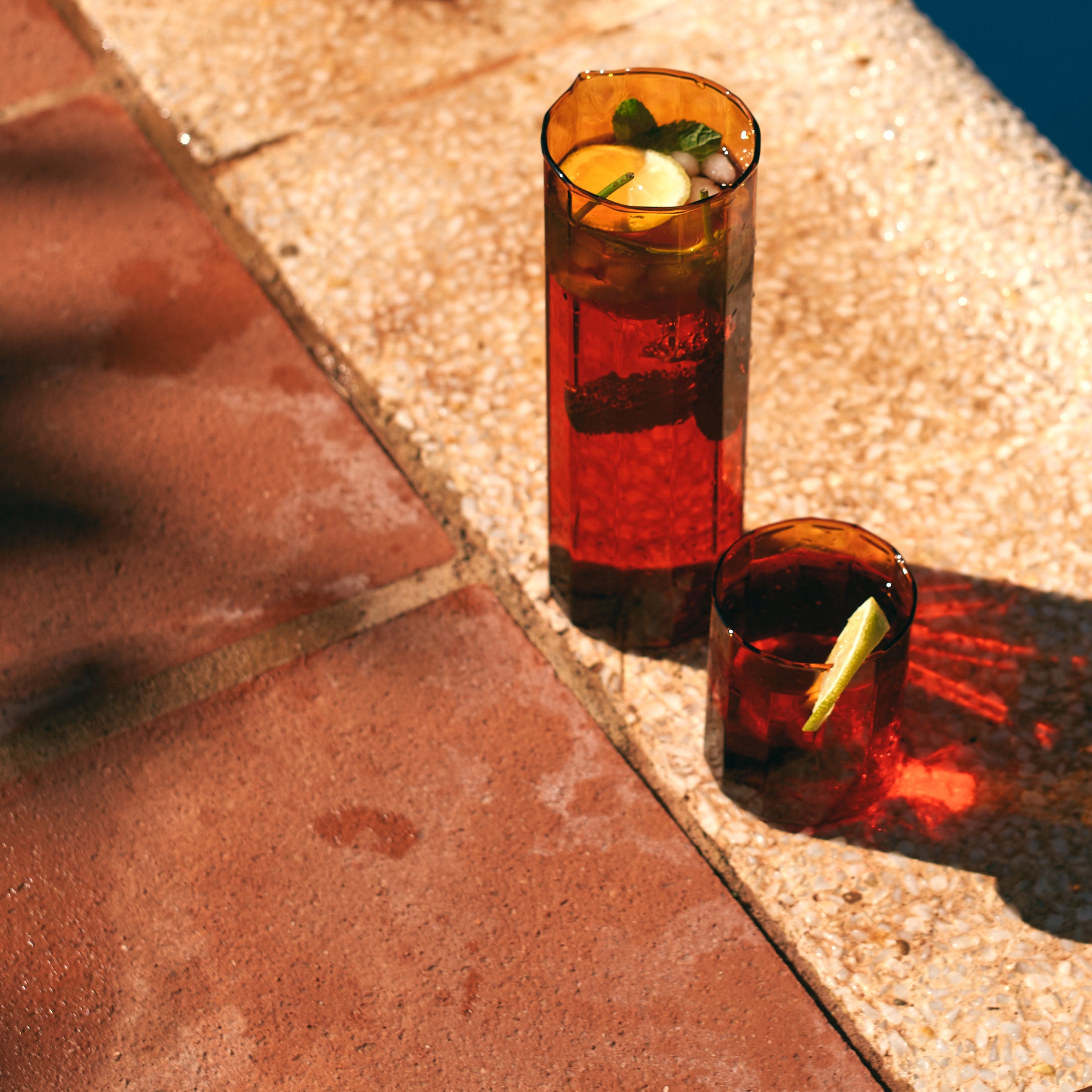 HKliving Sunlit Karaf - Amber