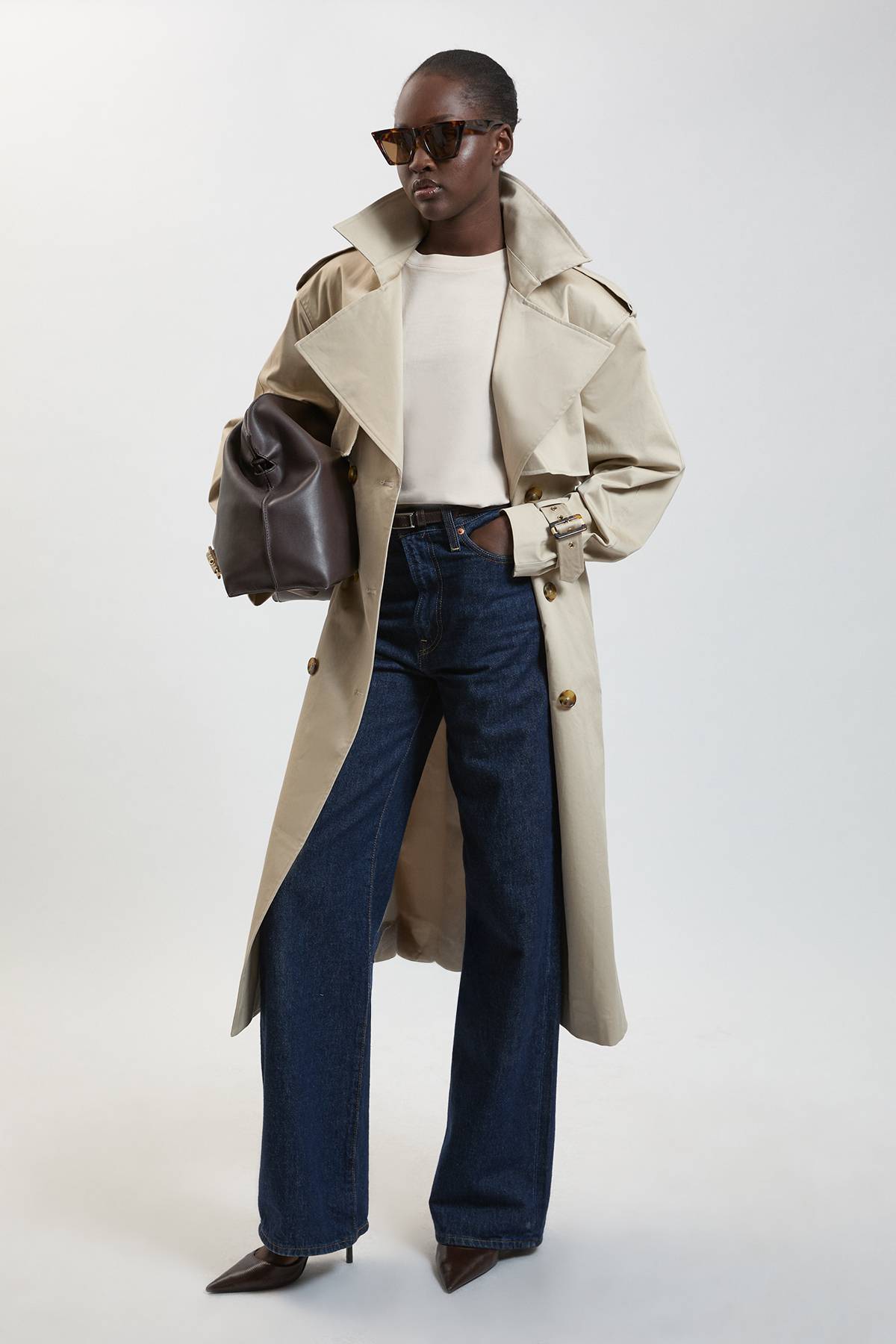 KarenMillen Trench-coat Avec Détail Ceinture