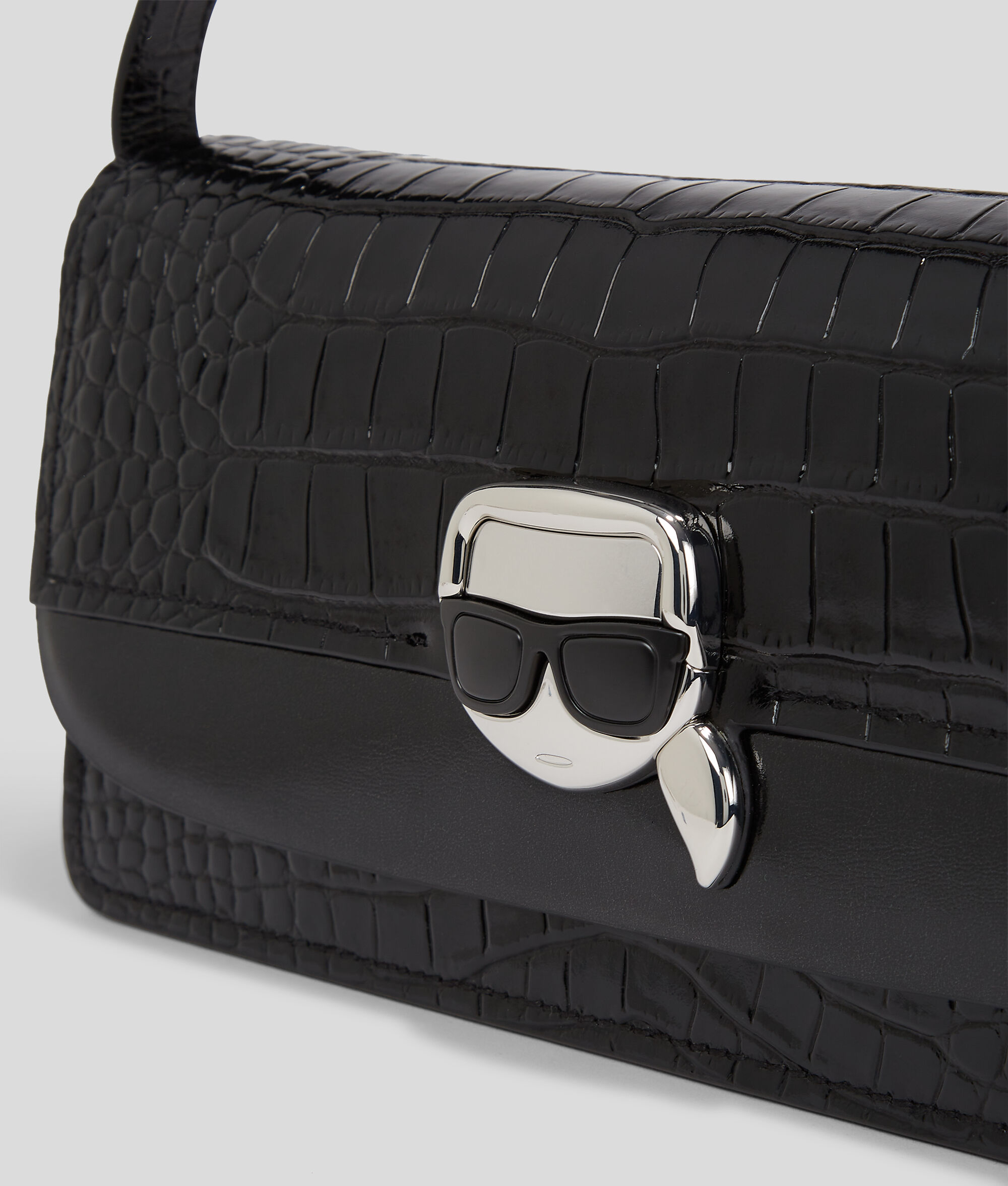 SAC PORTÉ ÉPAULE EFFET CROCO K/IKONIK