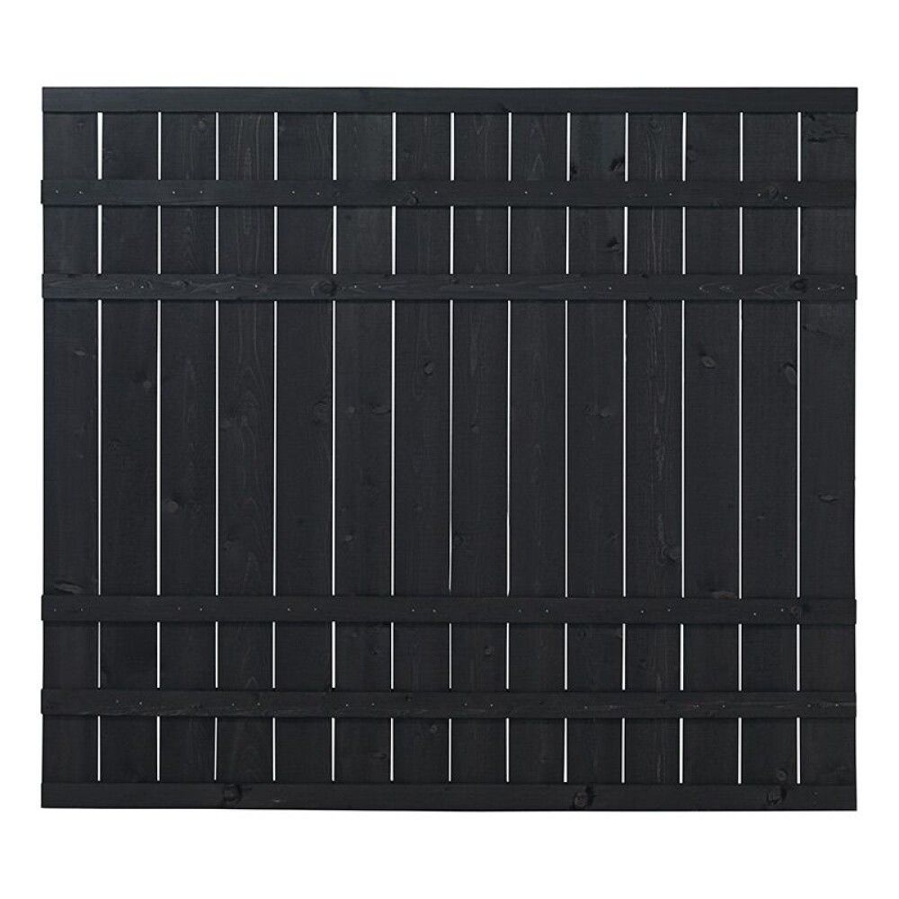 LEVEGG PLUS RUSTIKK 180X158CM SVART