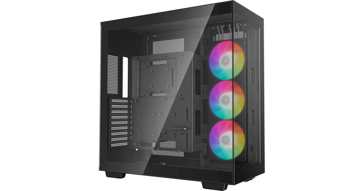 DeepCoolCH780 midi tower behuizing  (Zwart | 4x USB-A | 1x USB-C | RGB | Window)