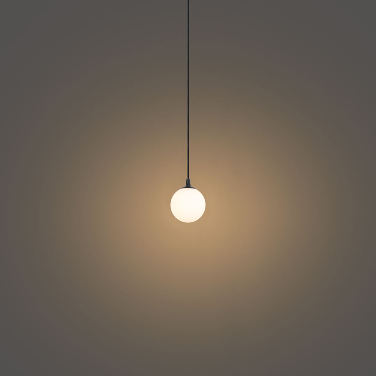 Moderne hanglamp zwart met wit glas voor railsysteem 1-fase - Slimline Eira