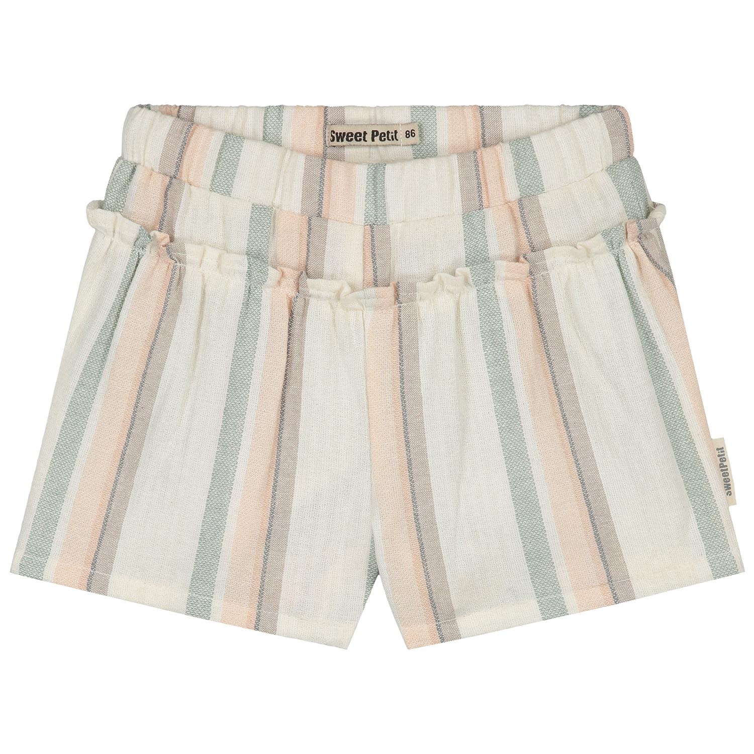 Sweet petit peuter short Resi  strepen multi