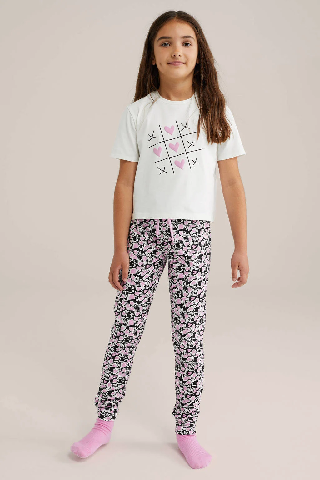 WE Fashion pyjama roze