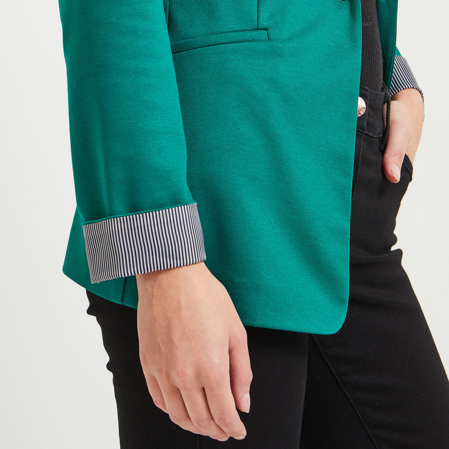 Veste tailleur en maille femme
