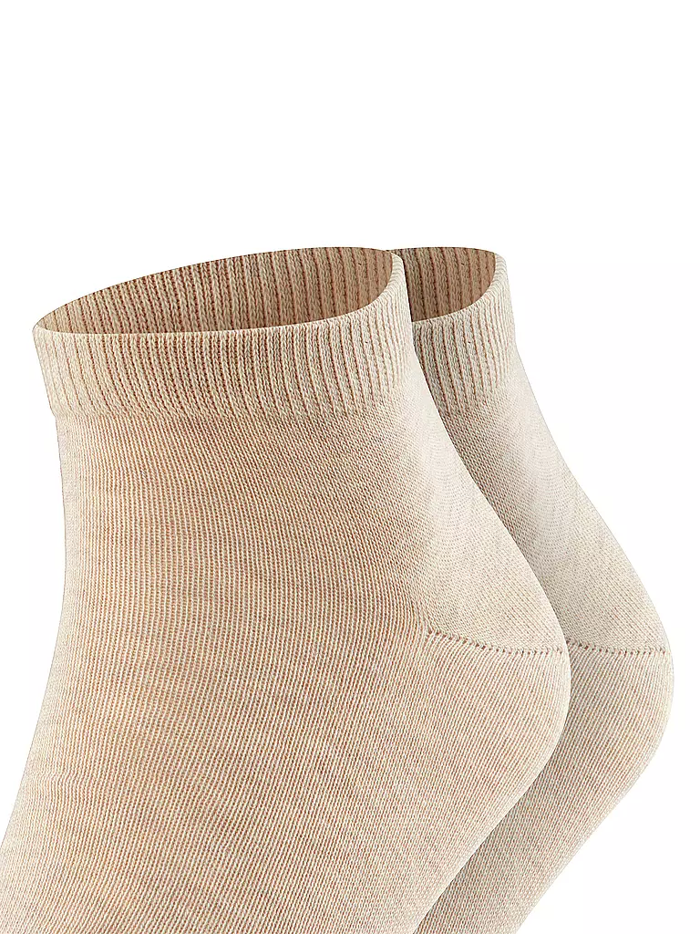 FALKE Sneakersocken HAPPY 2er Pkg. sand mel. beige