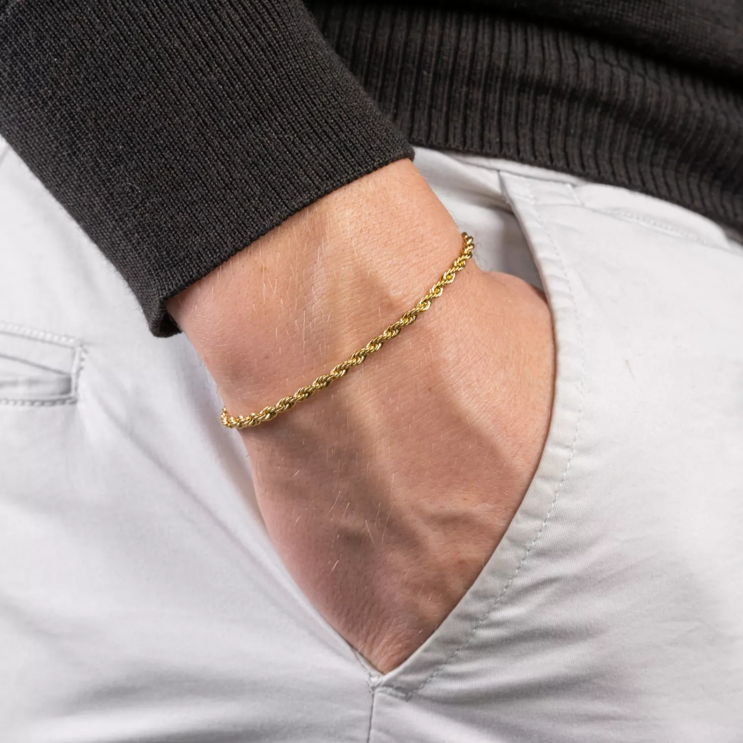 Captena Cordel Armbånd Rustfrit Stål DU20091