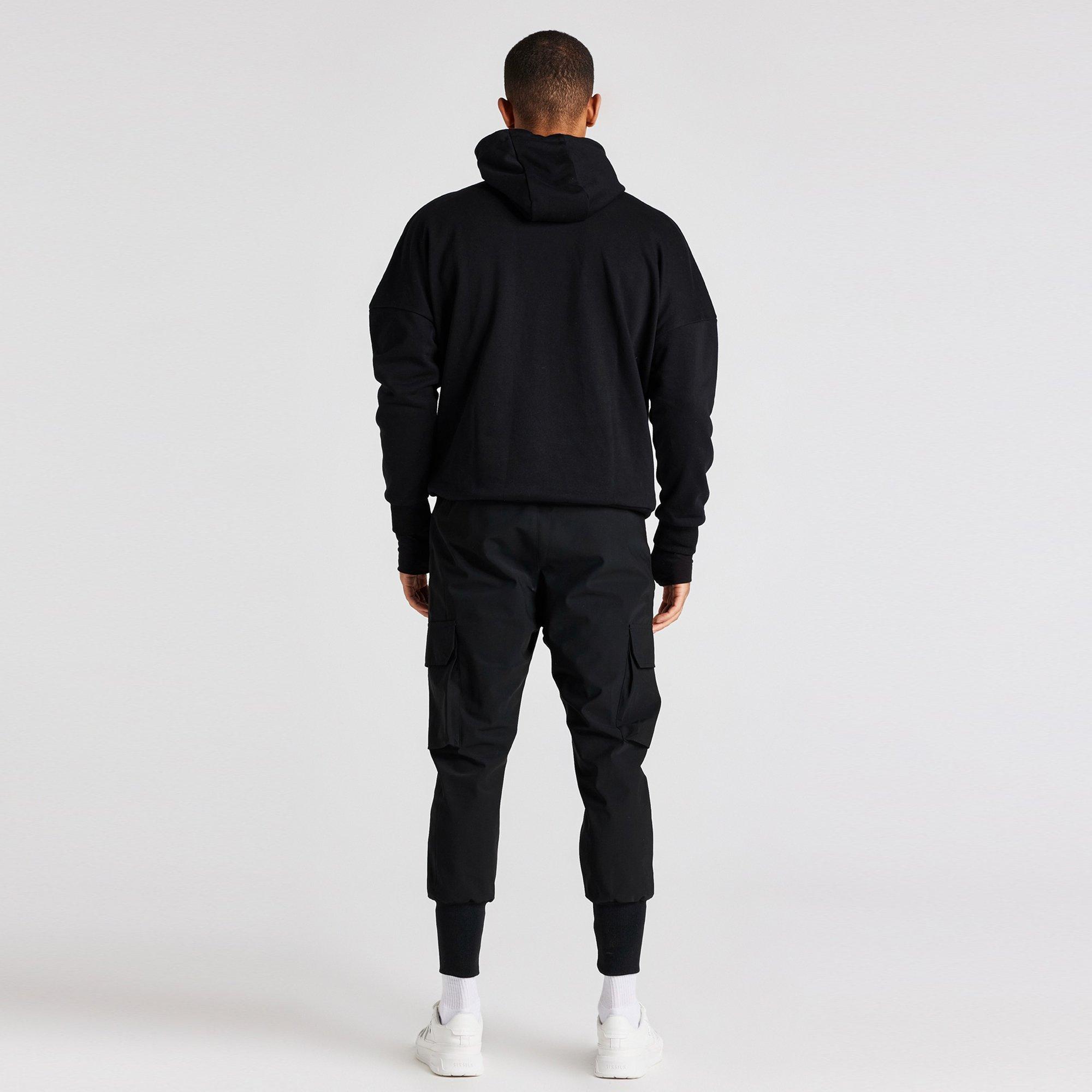 SikSilk Ecru Varsity Anniversary Print OTH Hoodie Mens
