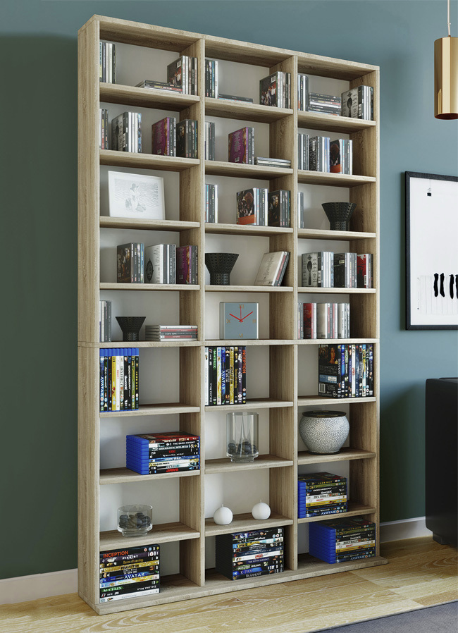 Regal aus Holzstruktur-Nachbildung