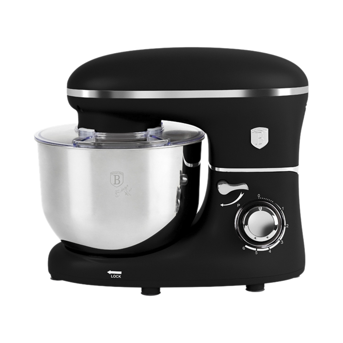 Berlinger Haus Küchenmaschine 6 Liter Matte Black Collection