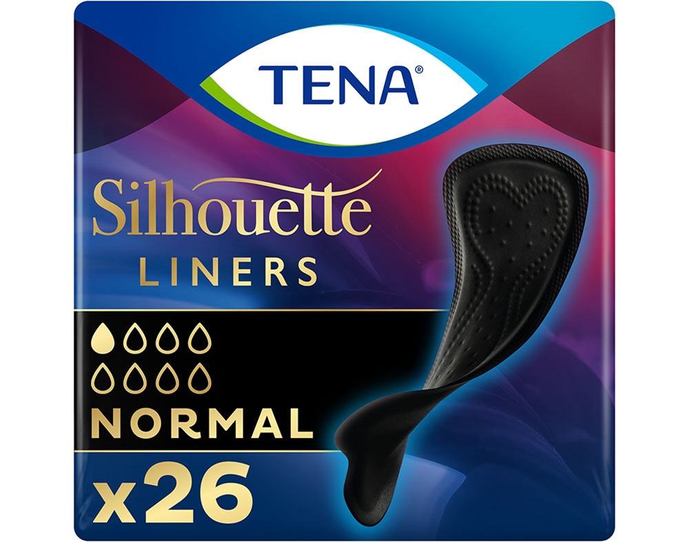 PENSOS INCONTINÊNCIA TENA SILHOUETTE PRETO NORMAL 26 UN