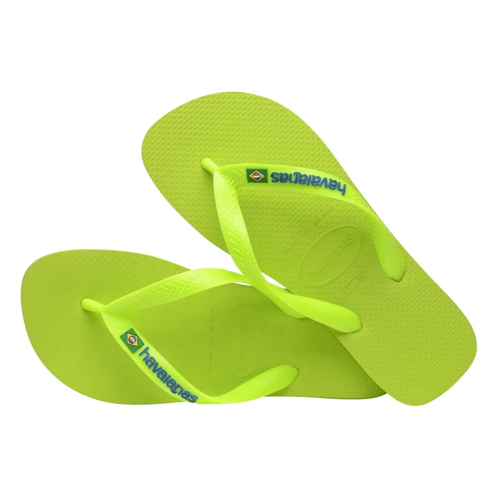 Havaianas Tongs Brasil Logo Néon | Vert