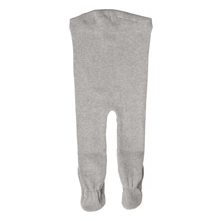 Minimalisma Legging à Pied Bamse Soie et Coton | Gris