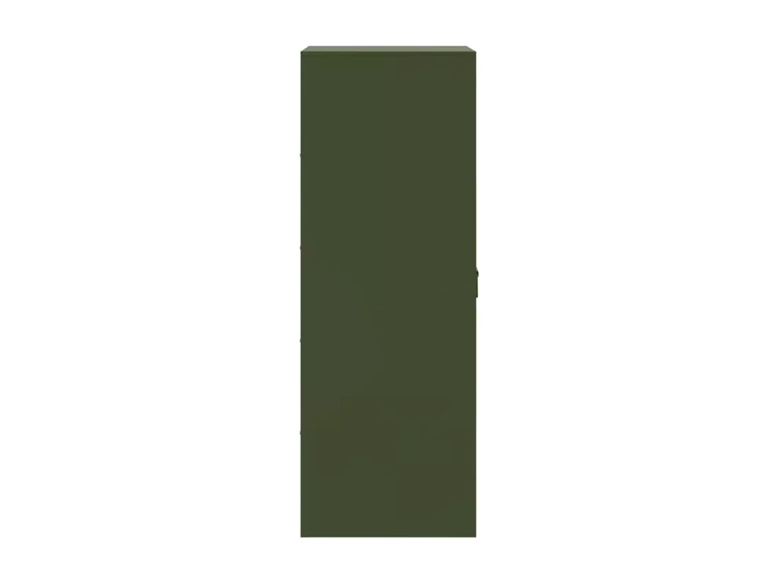 Buffet vert olive 34,5x39x107 cm acier
