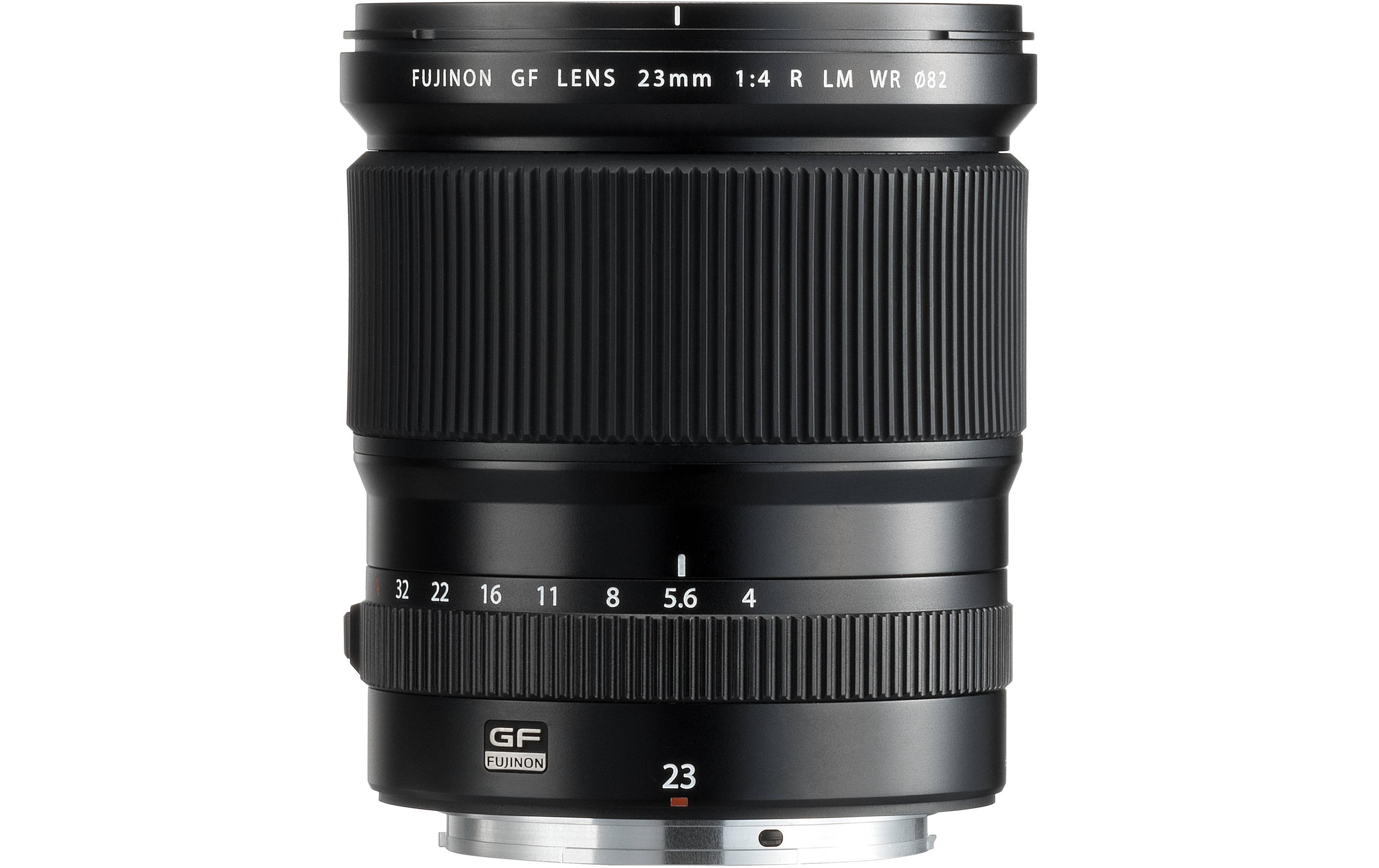 Festbrennweite FUJINON GF 23mm F/4 R LM WR – G-Mount<br>Super-Weitwinkelobjektiv ideal für die Landschafts- und Architekturfotografie geeignet
