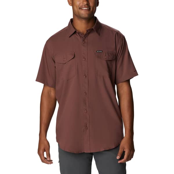 Chemise randonnée COLUMBIA UTILIZER™ II SOLID SHORT SLEEVE SHIRT LIGHT RAISIN