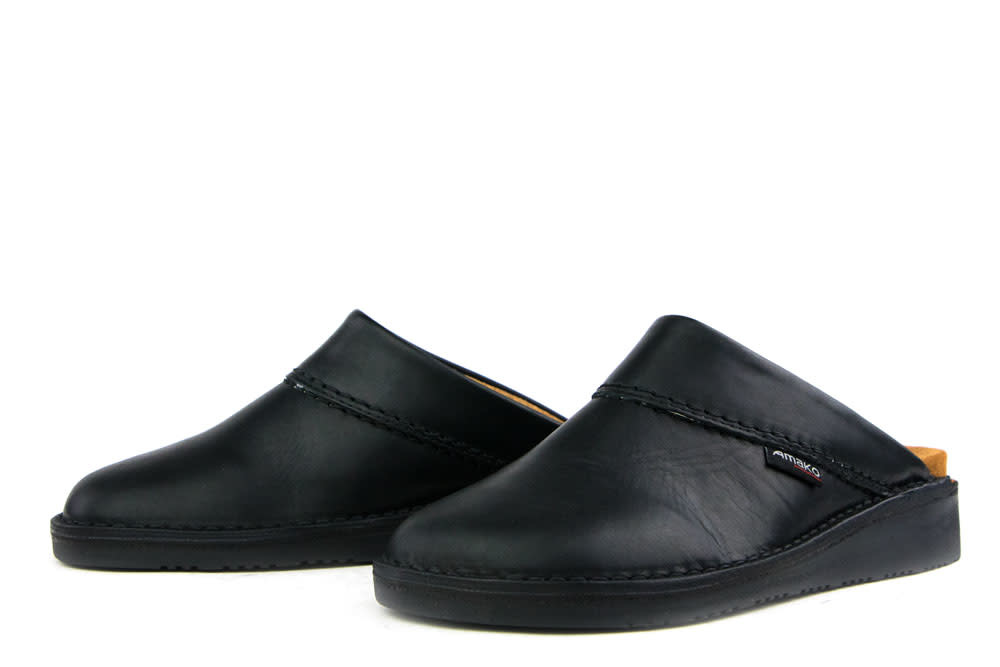 Amako Zweedse Muilen Zwart Glad