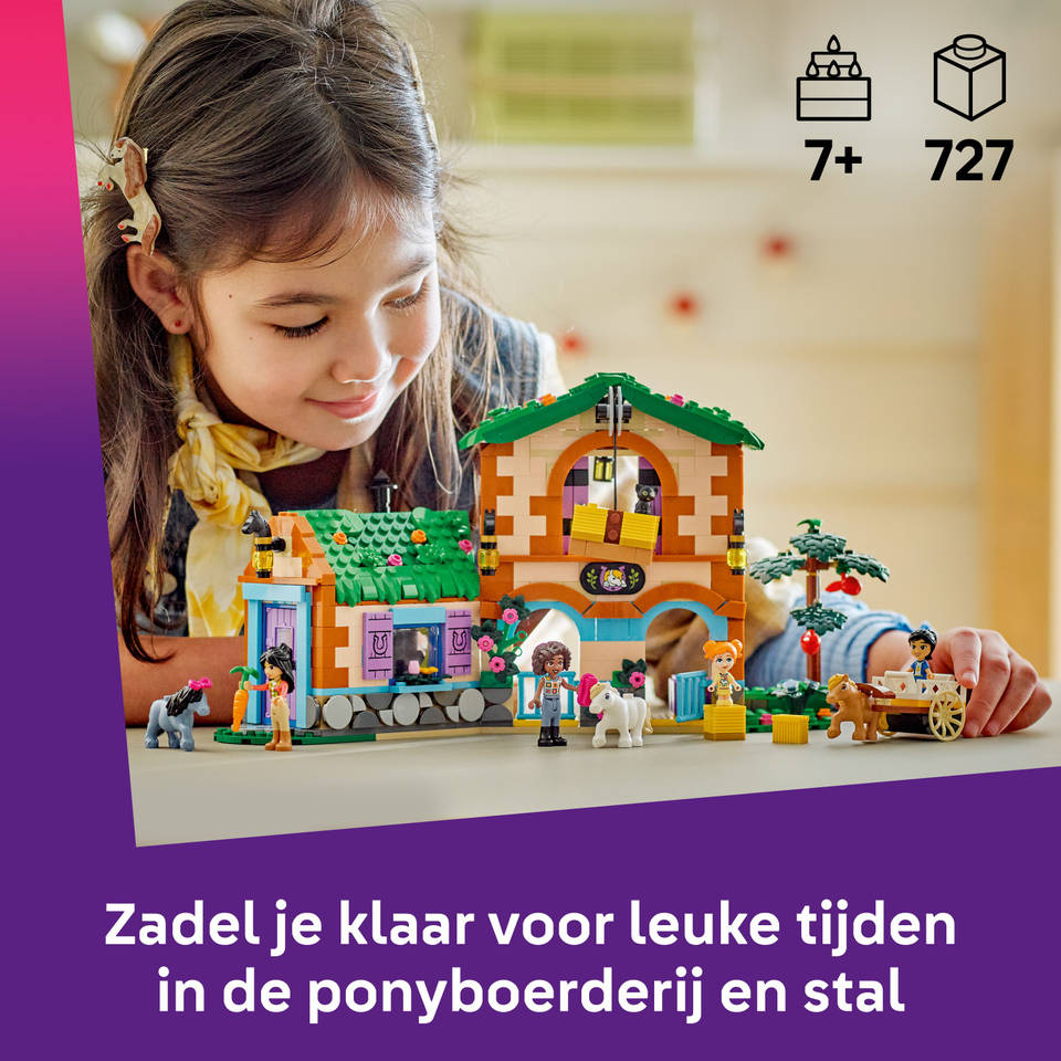 LEGO Friends ponyboerderij en stal 42654