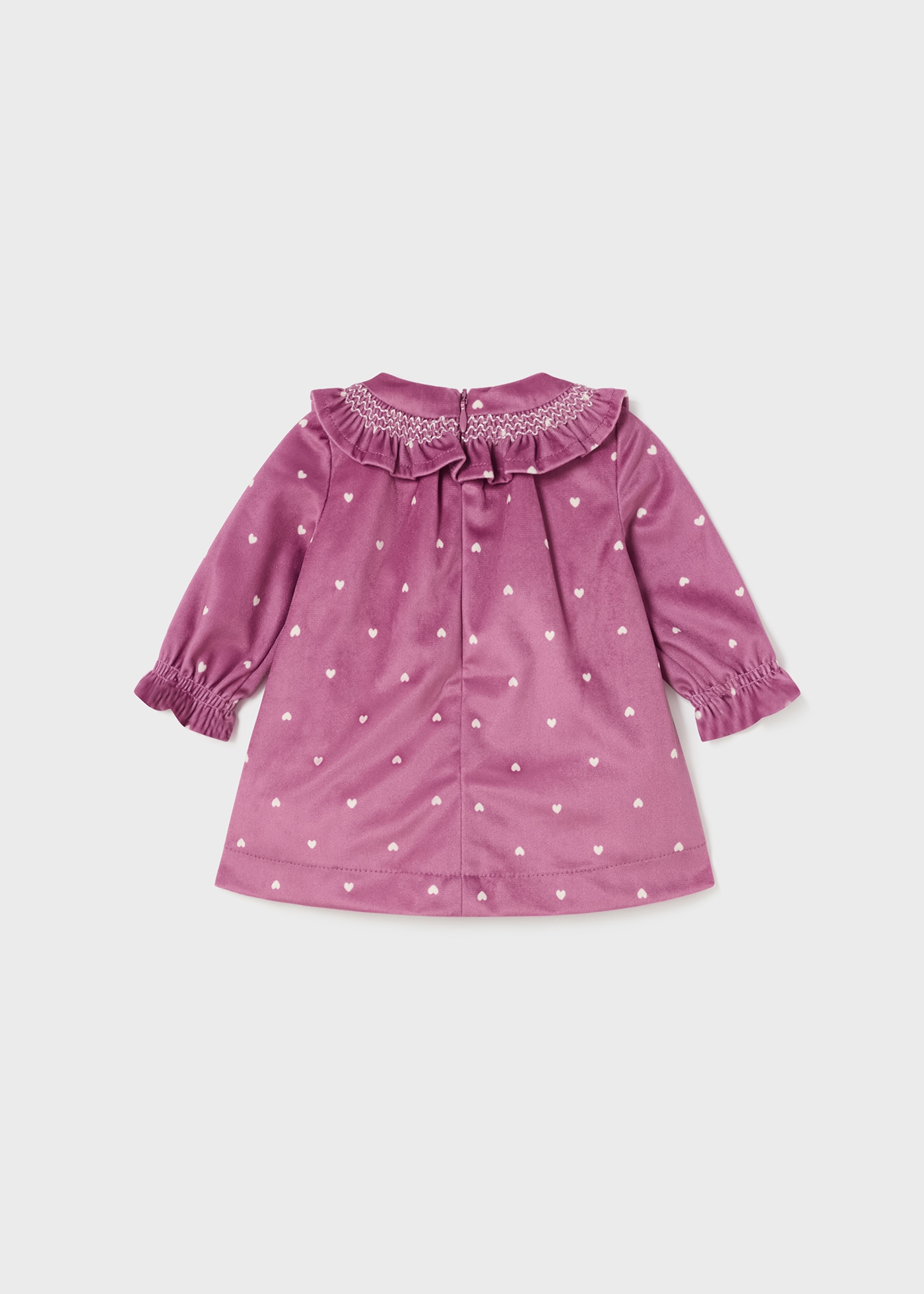 Vestido de veludo para recém-nascido