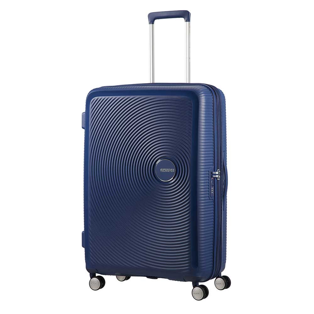 American Tourister Soundbox Spinner 77 Expandable midnight navy