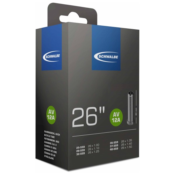 Schwalbe - 26'' Schlauch (25/40-559) AV 12A - Chambre à air pour vélo