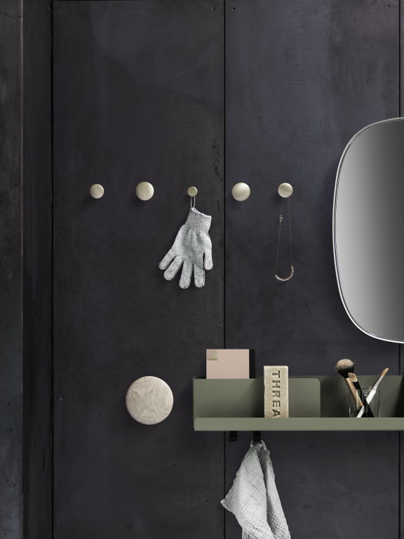 Muuto The Dots Metal haak Ø2.7 umber