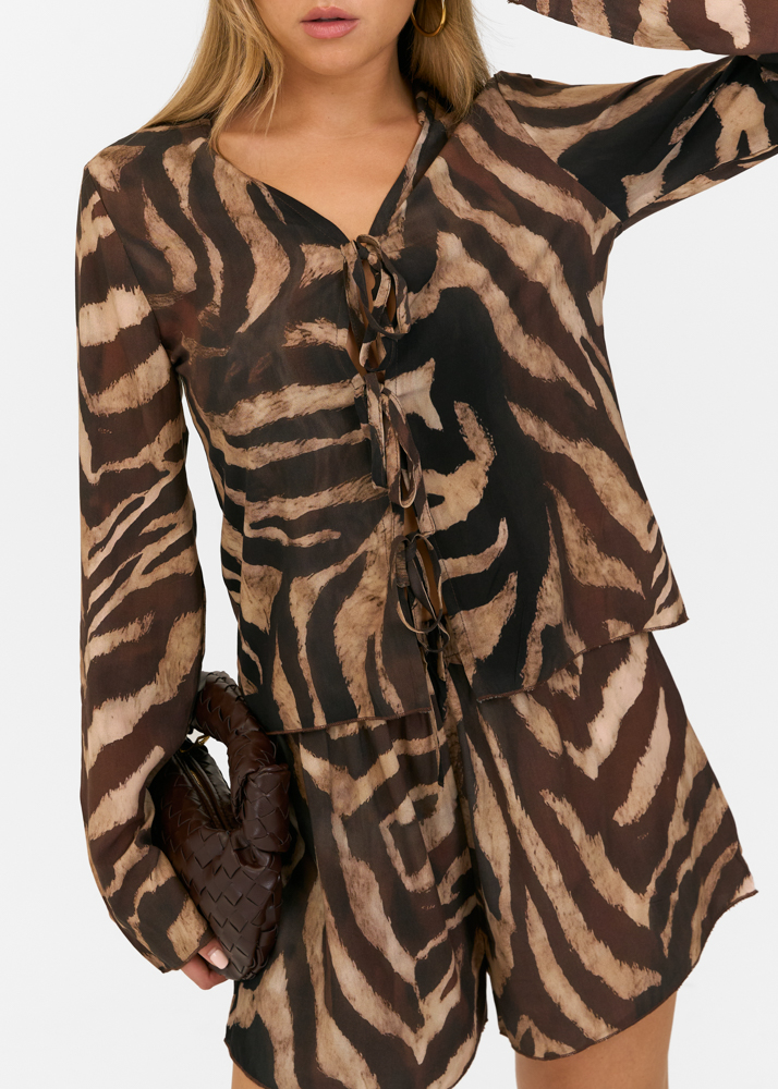 Alexis short zebra
