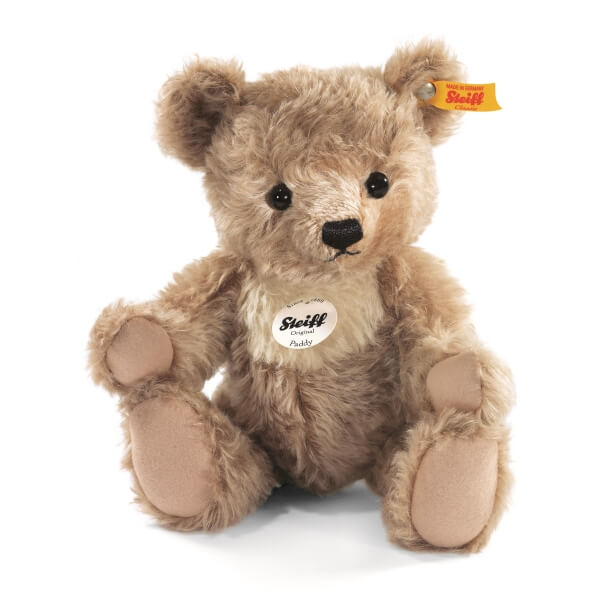 Steiff Teddybär Paddy, Mohair, hellbraun, 28cm