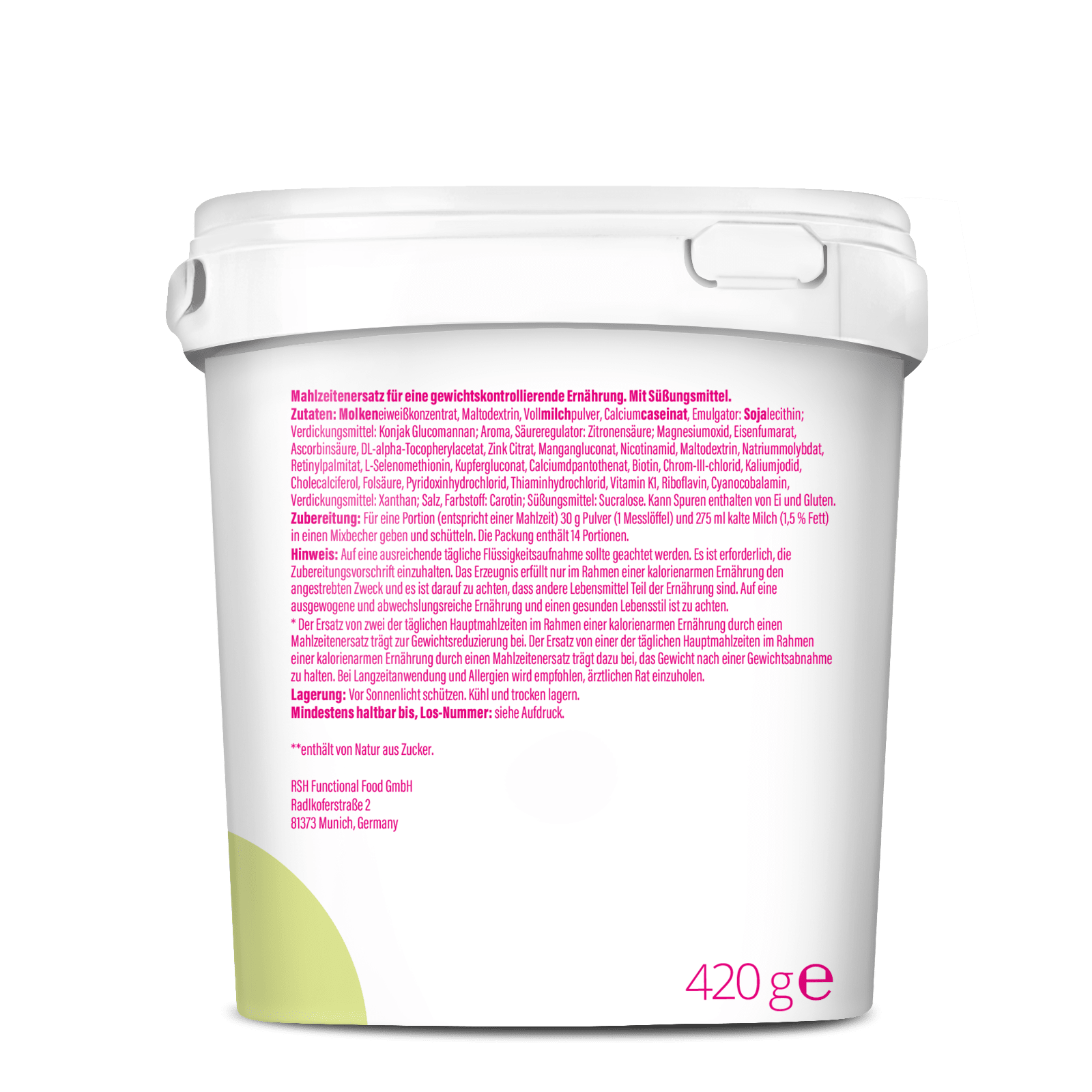 Slim Shake Mahlzeitersatz-Shake - 420g - Buttermilk-Lime