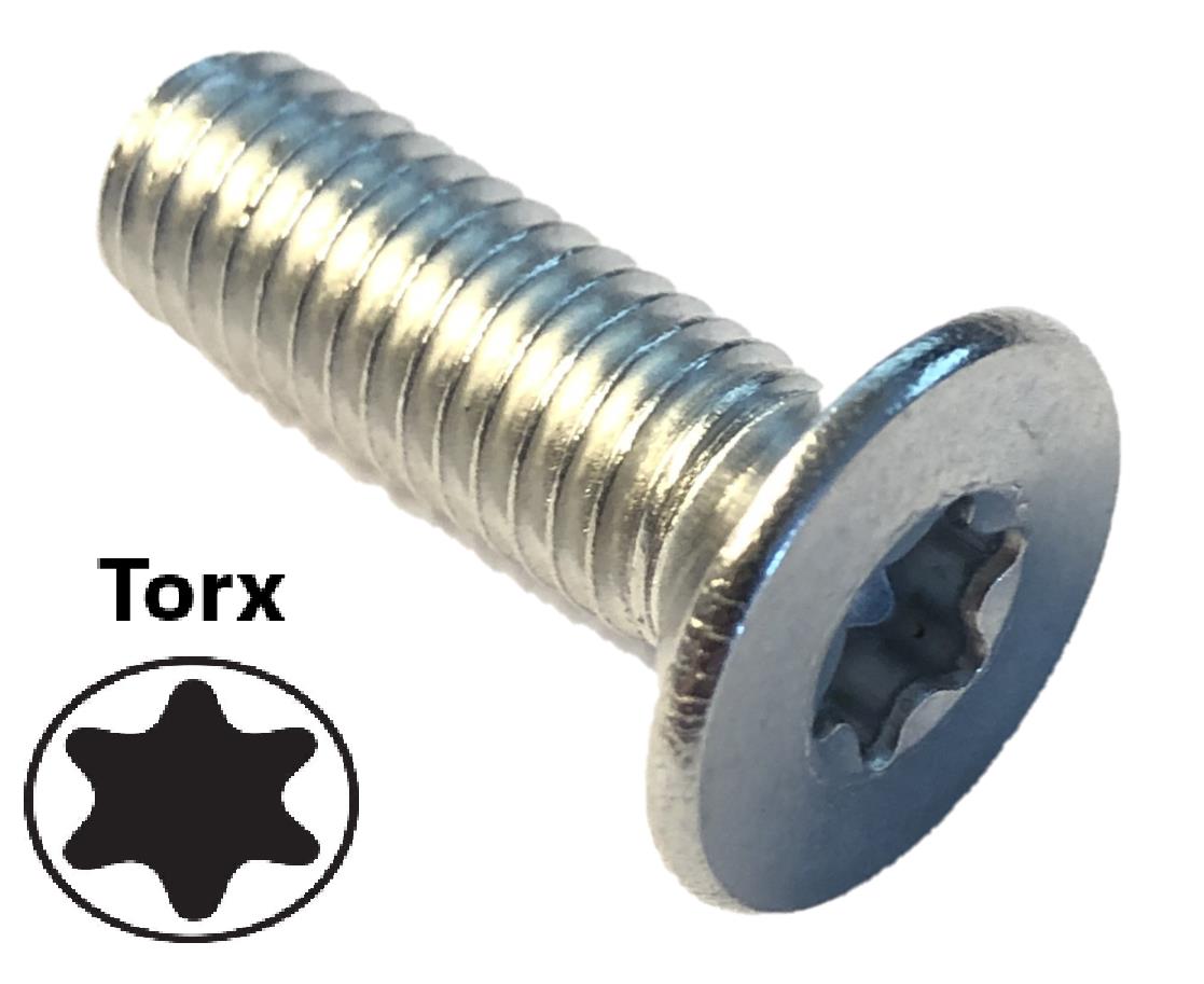 Side Shore Vis Foil - Torx - Inox - M8 / 20 mm