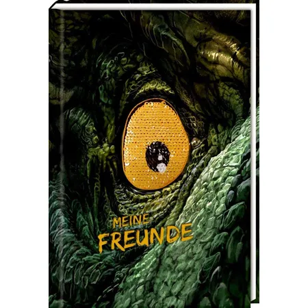 Coppenrath Verlag Freundebuch: Meine Freunde T-Rex World (mit Wendepailletten)