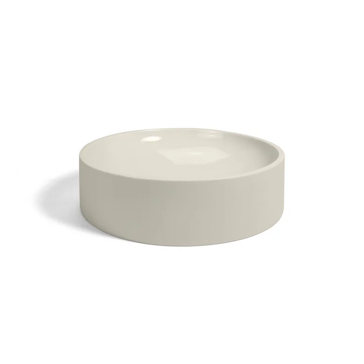 yunic - Divy Porzellan Schale L, Ø 19 x H 5,4 cm, weiss