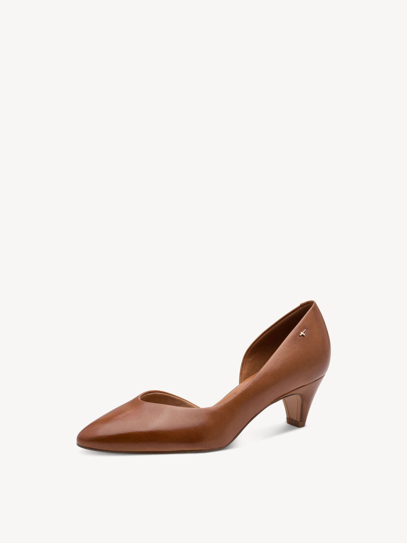 Leren Pumps - bruin