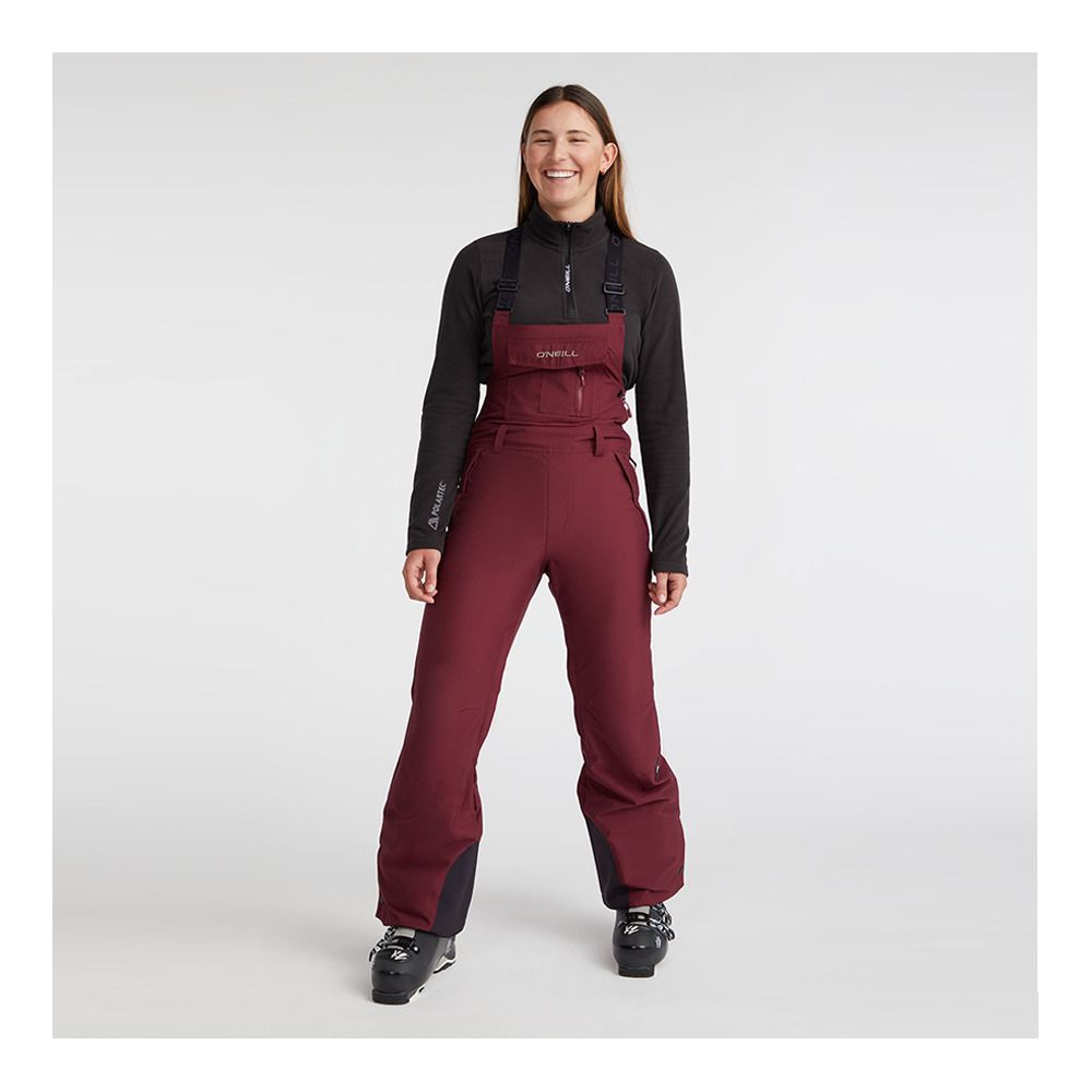 O'Neill O'RIGINALS - Pantalon À bretelles Femme windsor wine