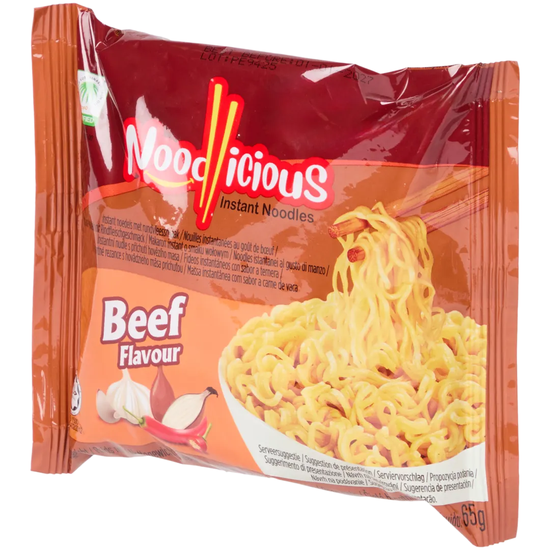 Noodlicious instant noedels Beef 65 gram
