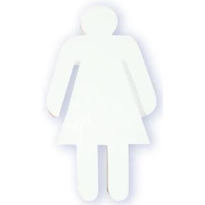 * Silhouette femme - Blanc