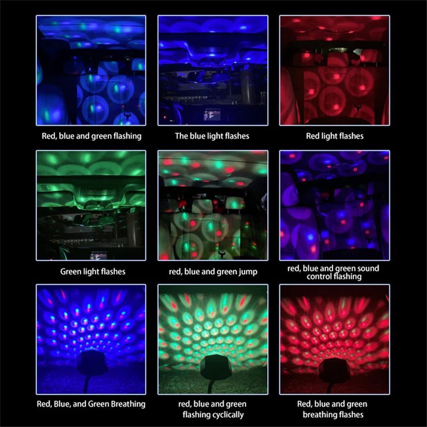 HOMTEC - USB LED Discoballamp