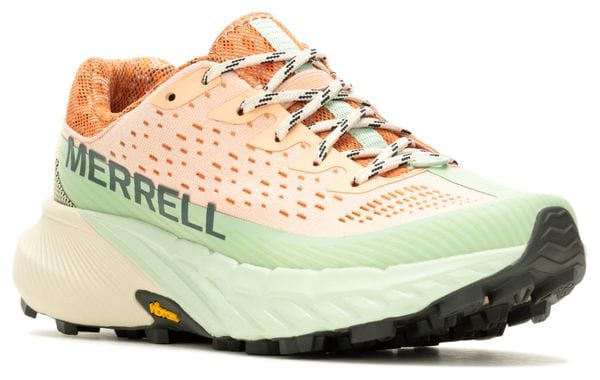 Chaussures de Trail Femme Merrell Agility Peak 5 Orange/Vert Clair