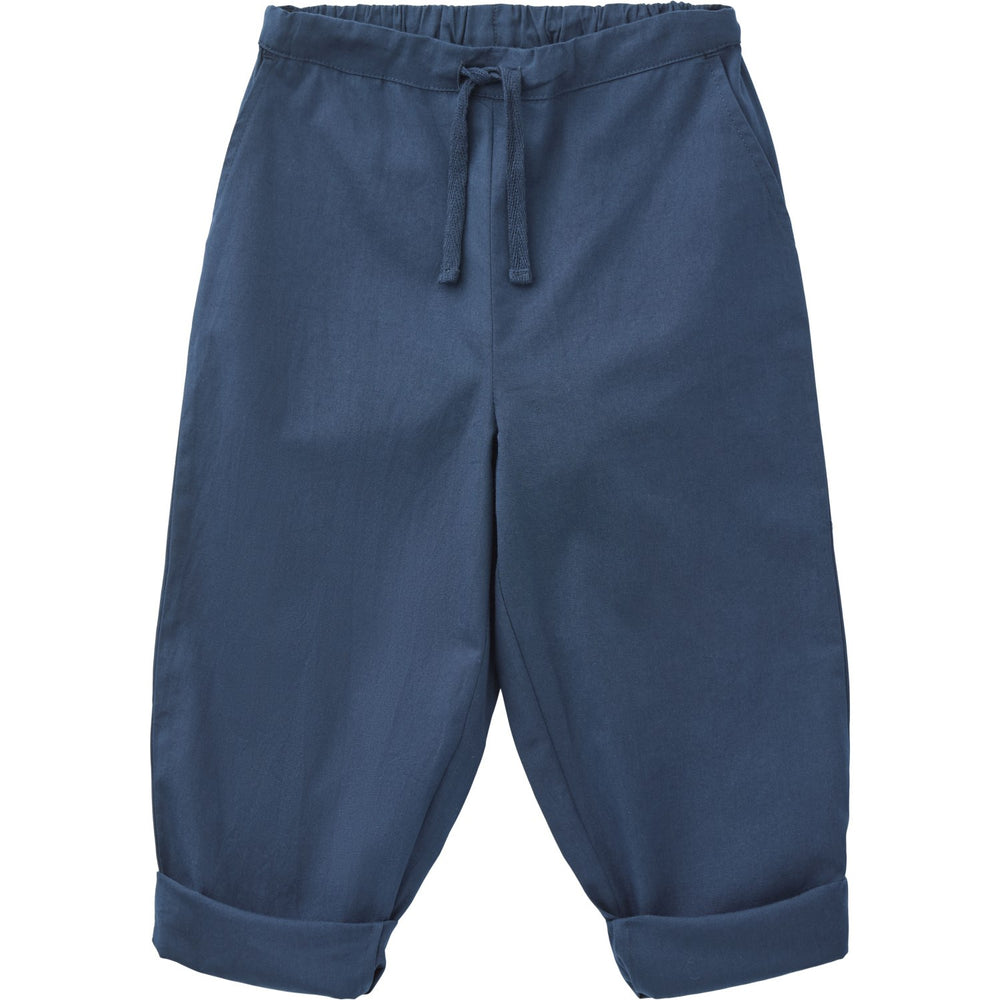 Køb COPENHAGEN COLORS Navy Poplin Classic Bukser
