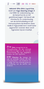 Minami EPA & DHA liquid Kids - Vetzurenpreparaat 100ML