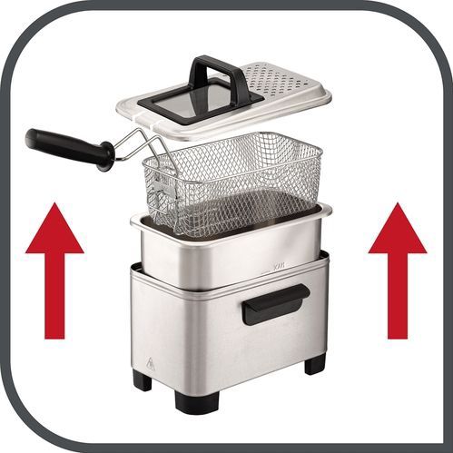 Tefal Easy Pro Premium Frituurpan - Koude Zone - 3 L - 2200W