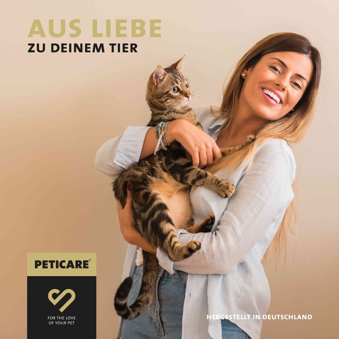 Peticare Gelenkpulver für Katzen, Mit MSM, Kollagen, stärkt Knochen, Gelenke